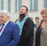 Праздничная линейка в Добровской второй школе - Добровский муниципальный район